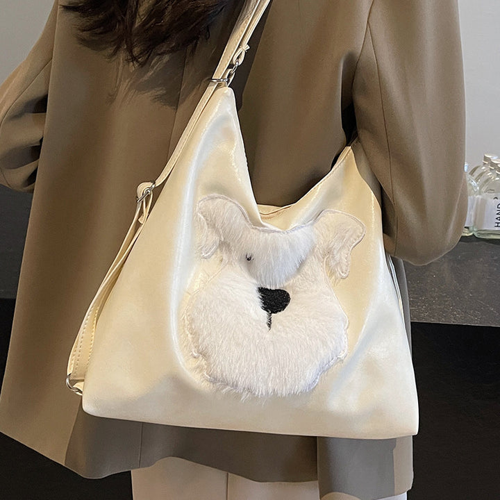 Damen Hobo-Tasche mit verspieltem Tiermotiv aus hochwertigem Leder Nord Taschen