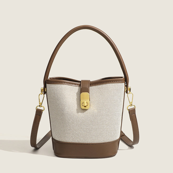 Damen Umhängetasche mit strukturiertem Design und klassischem Verschluss Nord Taschen