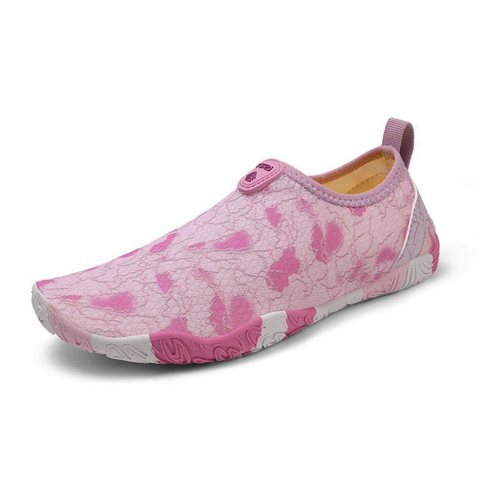 Damen flexible Schwimmschuhe mit rutschfester Sohle und atmungsaktivem Obermaterial