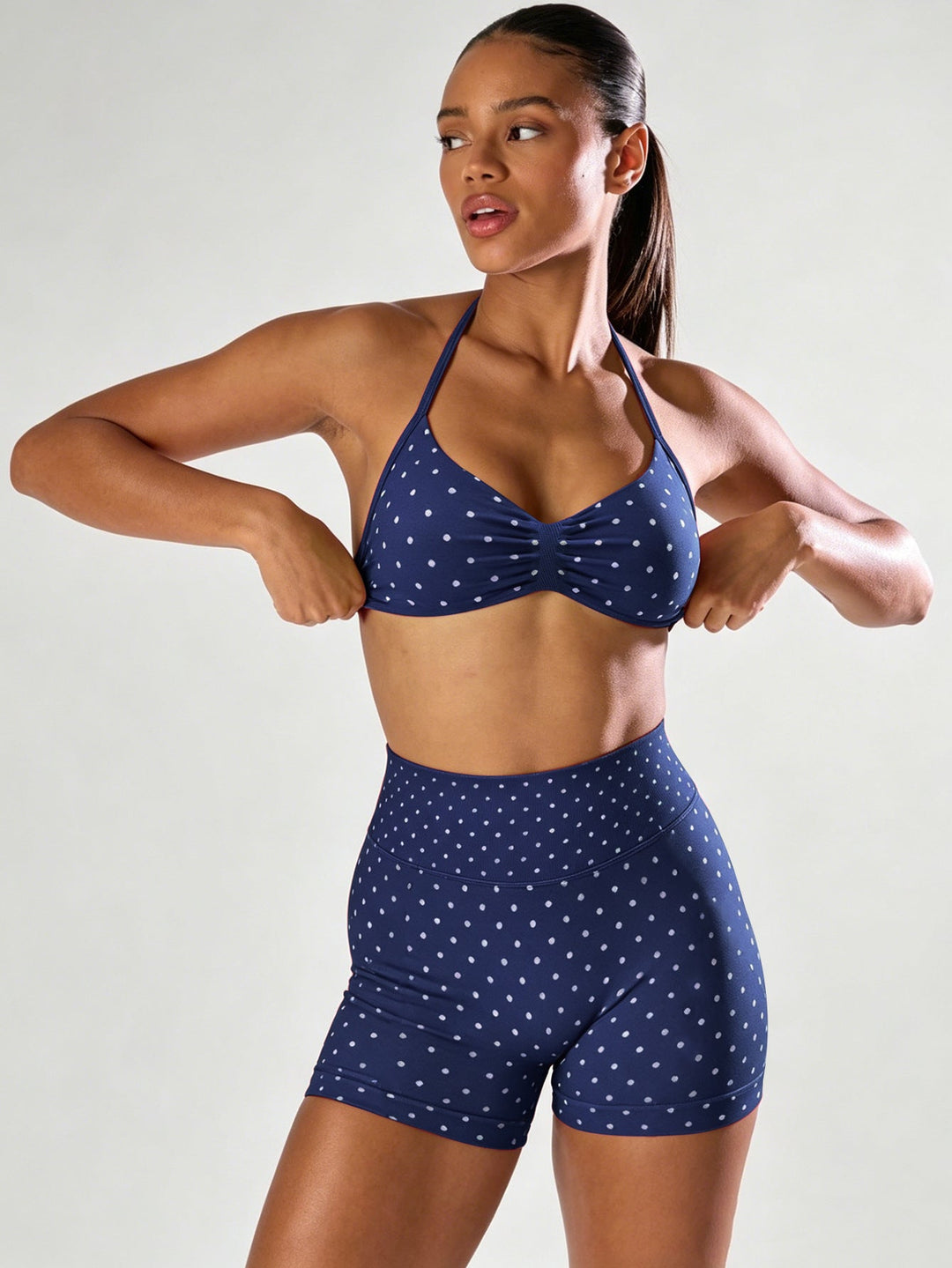 Damen Sportliches Bikini-Set mit hochelastischem Material und verstellbaren Trägern