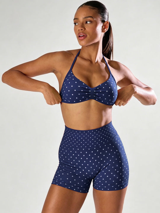 Damen Sportliches Bikini-Set mit hochelastischem Material und verstellbaren Trägern