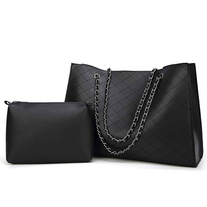 Damen Shopper-Tasche mit eleganter Steppstruktur und praktischem Innenfach Nord Taschen