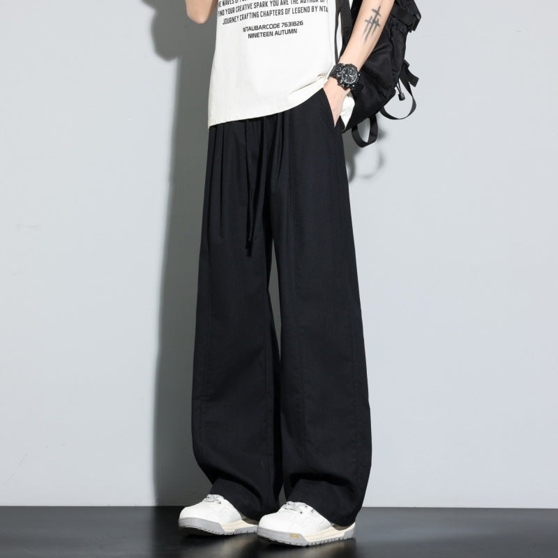 Damen Weite Lagen-Loungehose mit Cargo-Details & elastischem Tunnelzug Nord Taschen
