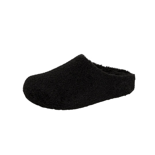 Damen Gefütterte Hausschuhe‑Slipper aus Teddyfleece mit gepolstertem Komfortfußbett Nord Taschen