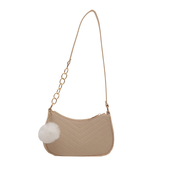 Damen Schultertasche mit elegantem geflochtenem Design Nord Taschen