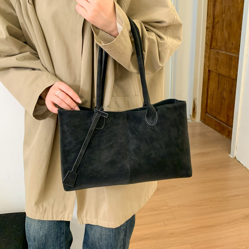 Damen elegante Tote-Handtasche mit glänzendem Detail Nord Taschen