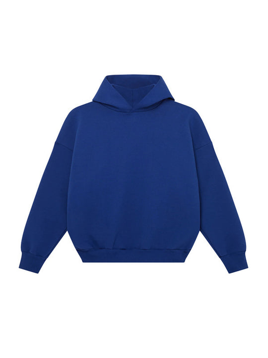 Unisex nan minimalistischer Kapuzenpullover ohne Kängurutasche mit überschnittener Schulter und geripptem Saum Nord Taschen