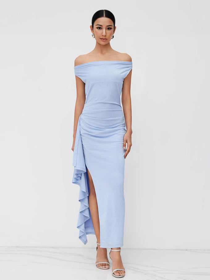 Damen figurbetontes Maxikleid mit elegantem Schnitt und aufregenden Details Nord Taschen