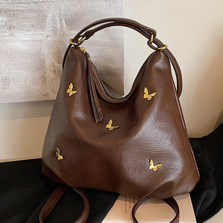 Damen Beuteltasche mit exquisiten Schmetterlings-Applikationen Nord Taschen