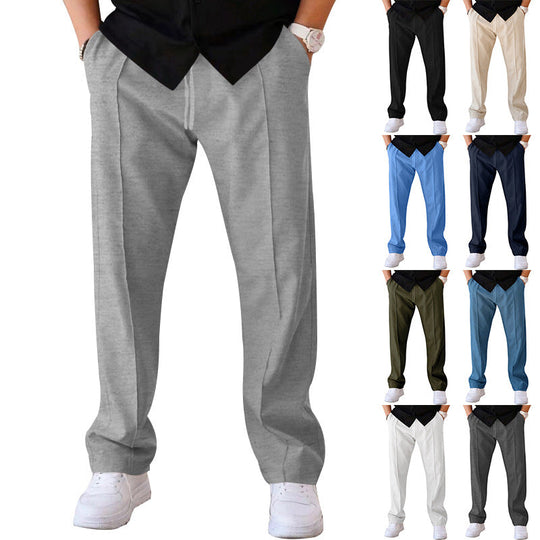 Herren Bequeme Sweatpants mit eleganter Optik und seitlichen Eingrifftaschen - Vittorelli