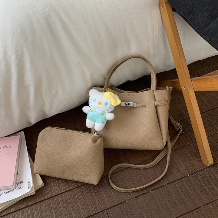 Damen Mini-Handtasche mit abnehmbarem Kosmetiktäschchen Nord Taschen