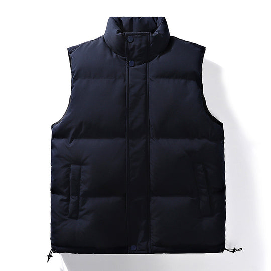 Damen Oversize Puffer‑Weste mit hohem Stehkragen, Frontblende und verstellbarem Kordelzugsaum Nord Taschen