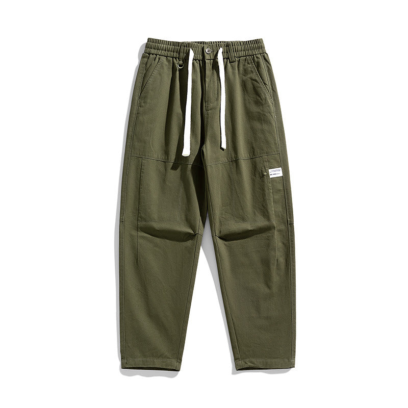 Herren Locker geschnittene Cargo-Jogginghose mit Tunnelzug, Knieabnähern und Utility‑Details Nord Taschen