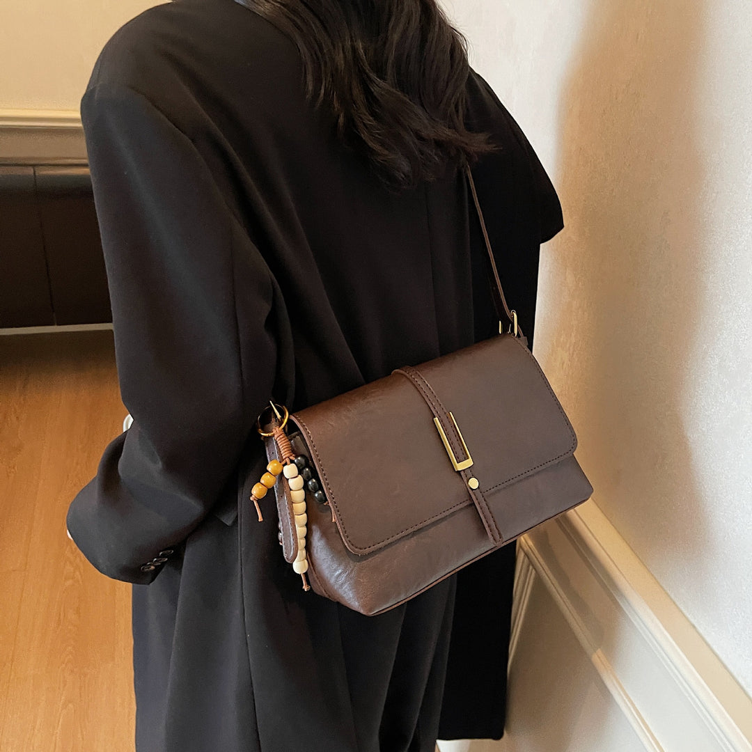 Damen Umhängetasche mit elegantem Verschluss Nord Taschen