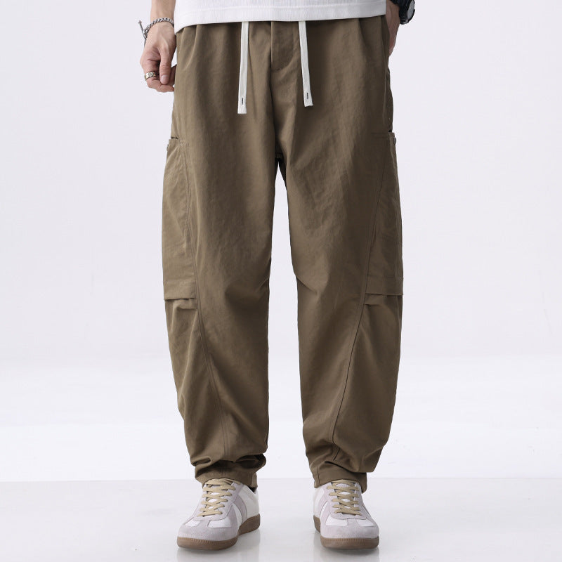 Herren Cargo-Jogginghose mit Kordelzug, elastischem Saum und seitlichen Utility‑Taschen Nord Taschen