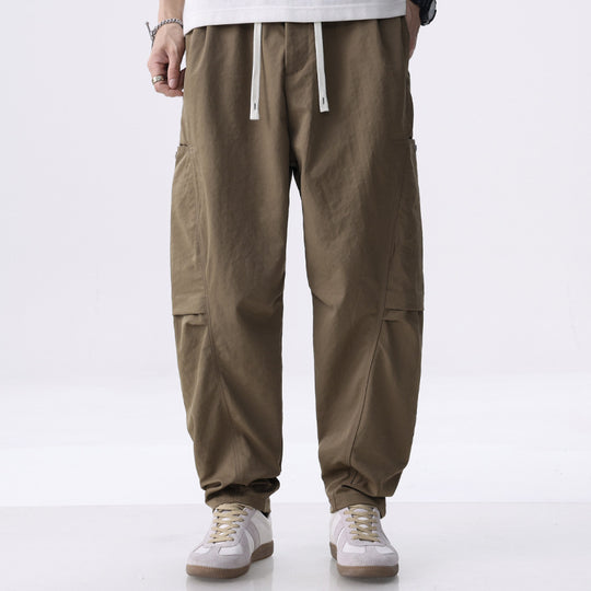 Herren Cargo-Jogginghose mit Kordelzug, elastischem Saum und seitlichen Utility‑Taschen Nord Taschen