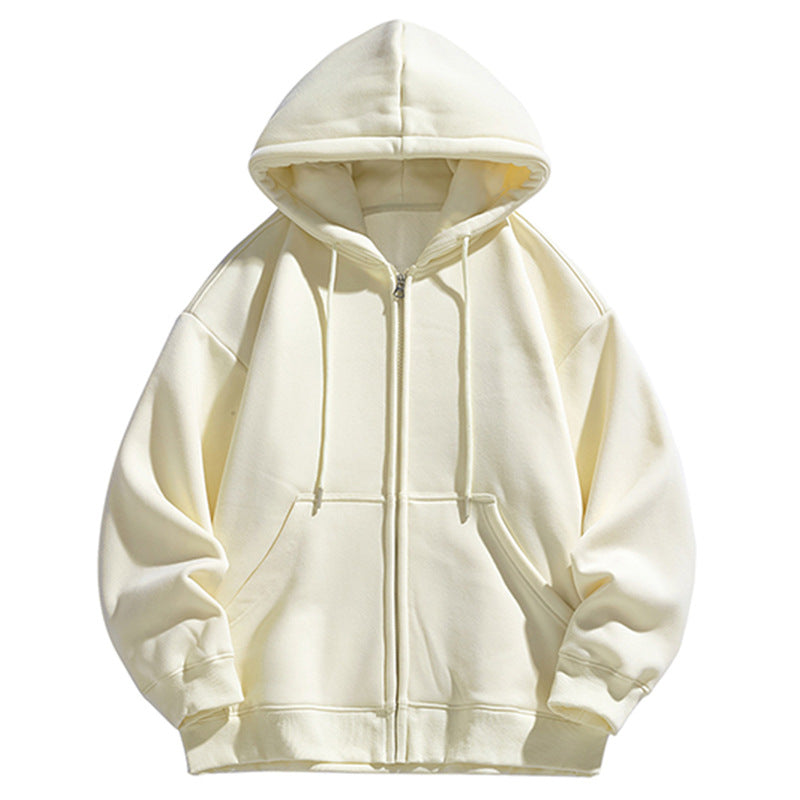Herren Oversize Kapuzen‑Sweatjacke mit durchgehendem Reißverschluss und Kängurutasche Nord Taschen