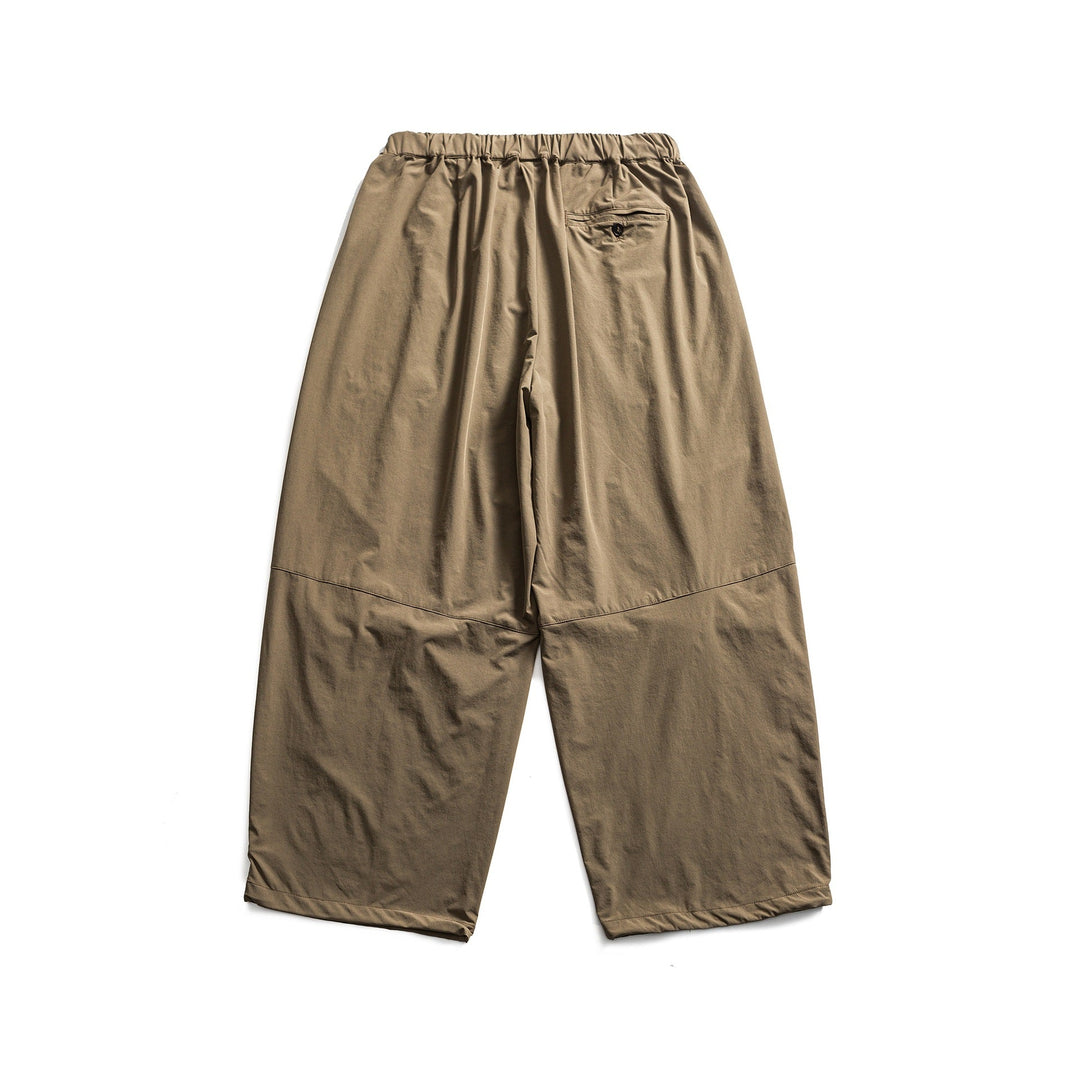 Damen Weite Cropped-Cargo-Culotte mit Tunnelzugbund und Falten-Detail Nord Taschen