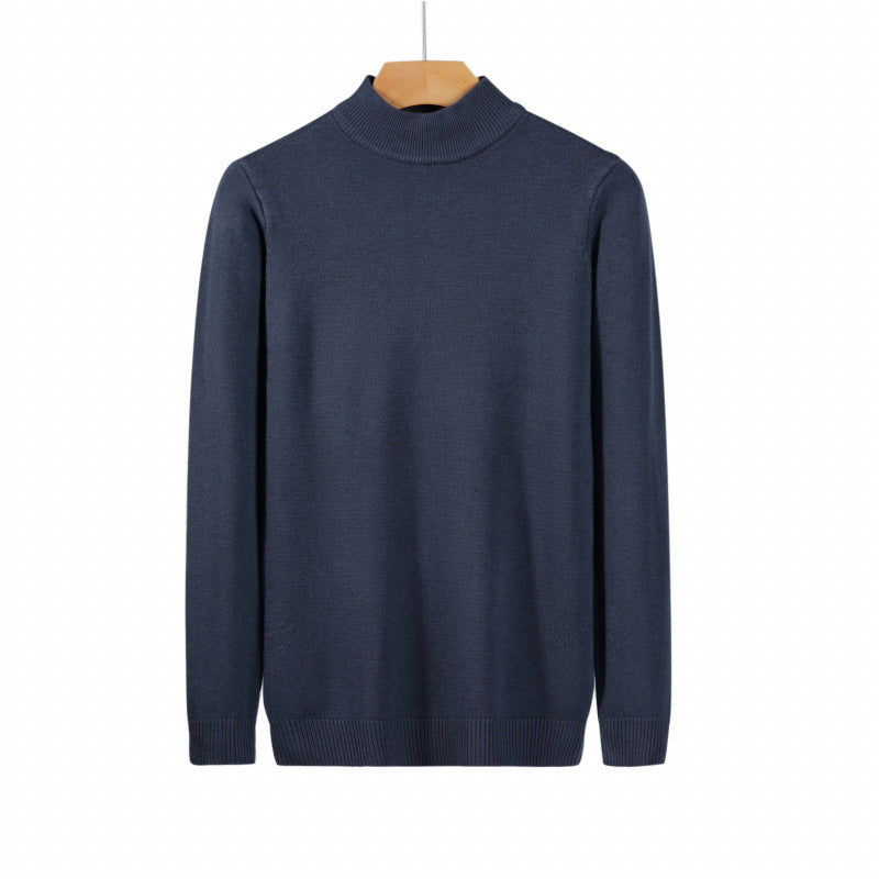 Damen Feinstrick-Stehkragenpullover aus Baumwollmix mit gerippten Bündchen Nord Taschen