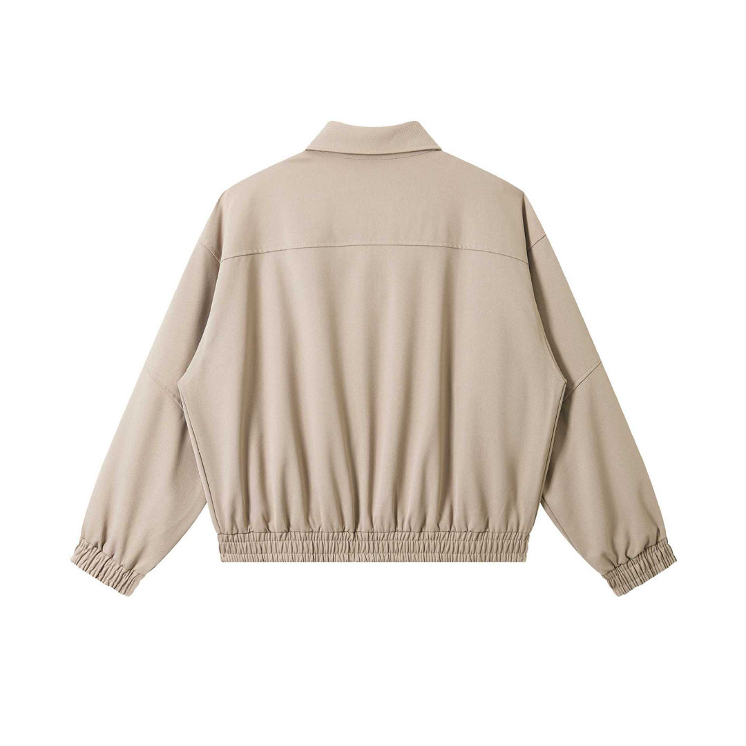 Unisex Kurz geschnittene technische Blousonjacke mit verdeckter Frontblende und elastischem Saum Nord Taschen