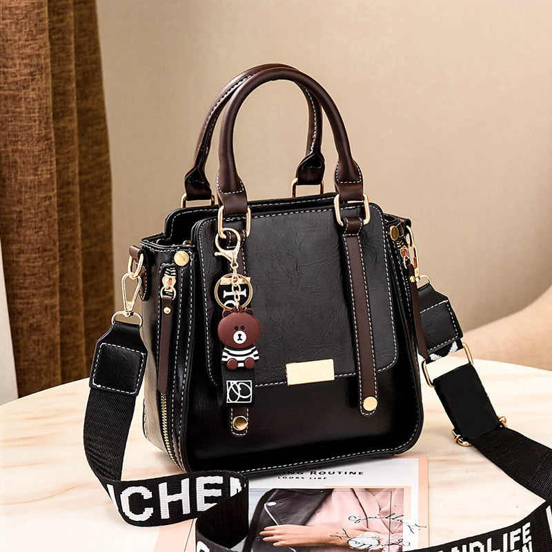 Damen elegante Schultertasche mit abnehmbarem Tragegurt Nord Taschen