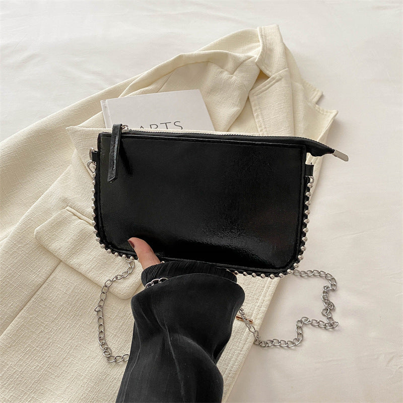 Damen elegante Clutch Tasche mit Kettendetails Nord Taschen