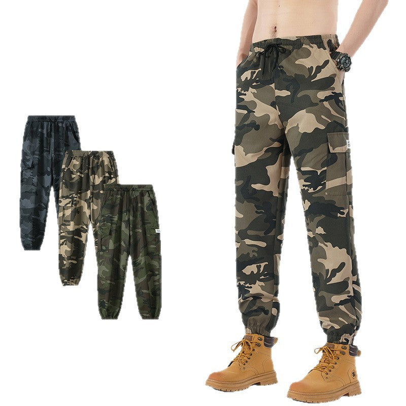 Herren Cargojogginghose mit elastischem Bund, Multifachtaschen & Bündchen Nord Taschen
