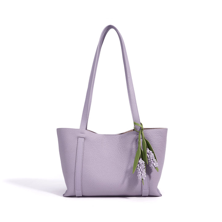 Damen stilvolle Tote-Bag mit floralem Anhänger Nord Taschen