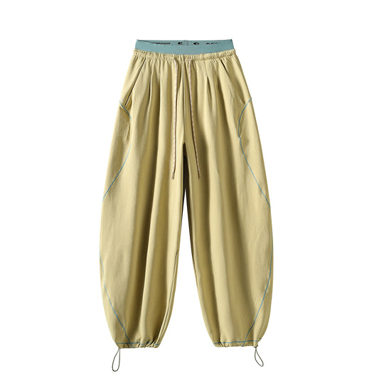 Unisex Weite Ballon-Jogginghose mit Kontrastpaspeln und verstellbaren Saumkordeln Nord Taschen