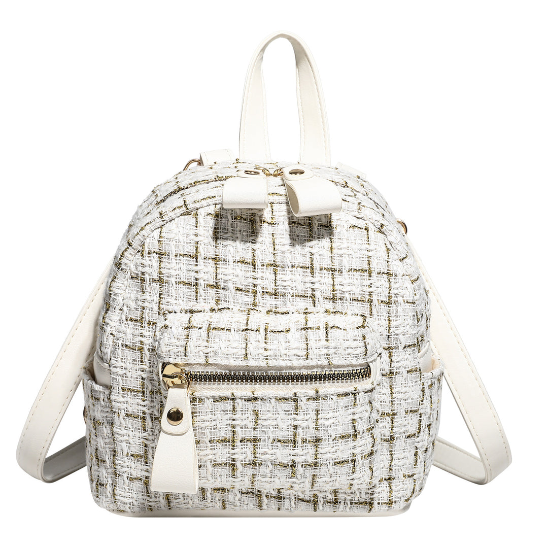 Damen Rucksacktasche mit elegantem Gewebe und praktischen Reißverschluss Nord Taschen