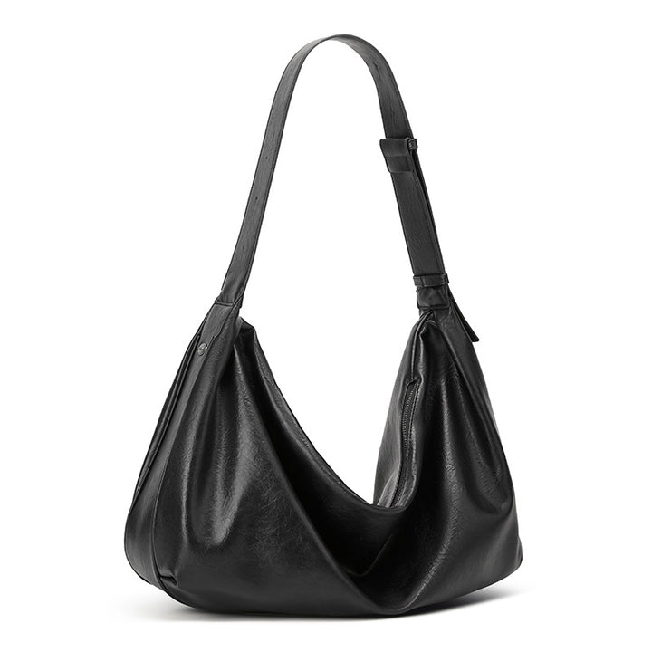 Damen Hobo-Tasche mit eleganter Drapierung und verstellbarem Schulterriemen Nord Taschen