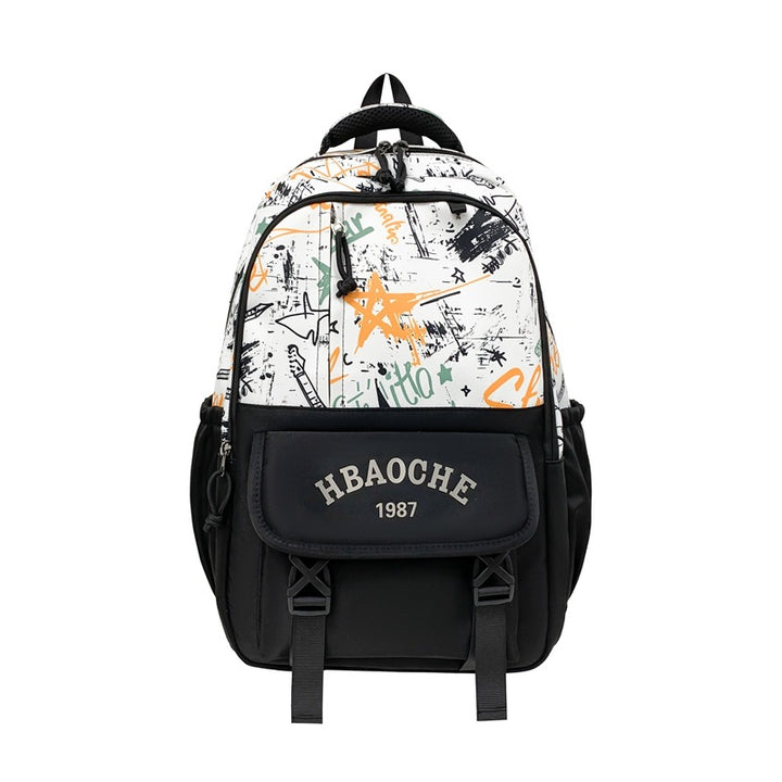 Damen Rucksack mit modernem Grafikausdruck Nord Taschen