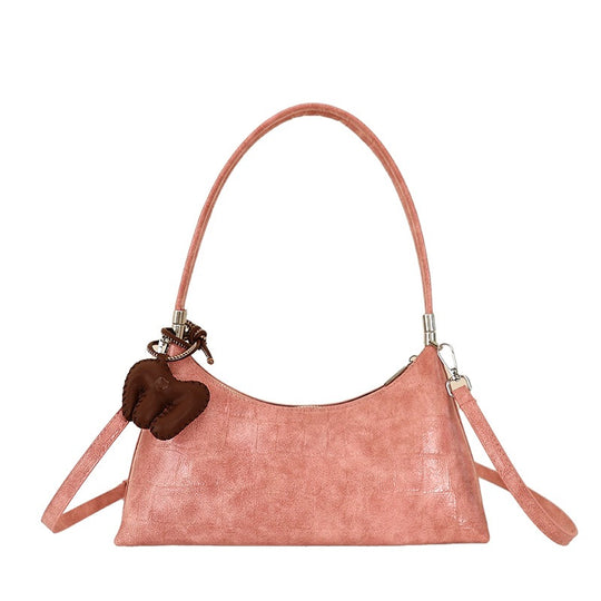 Damen Hobo-Tasche aus hochwertigem Kunstleder mit Kroko-Prägung Nord Taschen