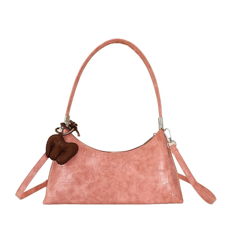 Damen Hobo-Tasche aus hochwertigem Kunstleder mit Kroko-Prägung Nord Taschen
