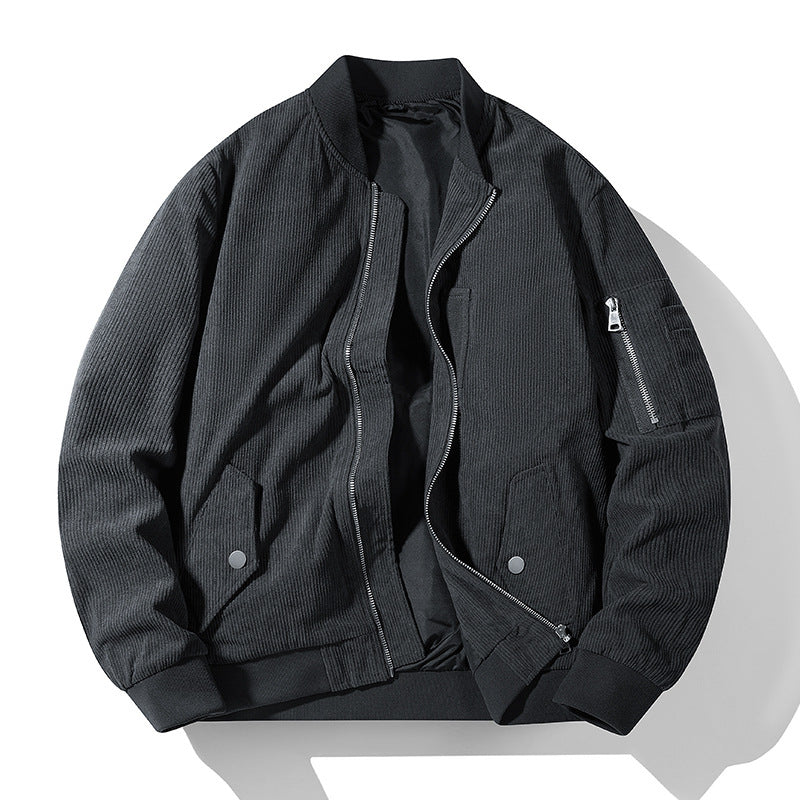 Herren Sportliche Bomberjacke mit Reißverschluss und praktischen Taschen Nord Taschen
