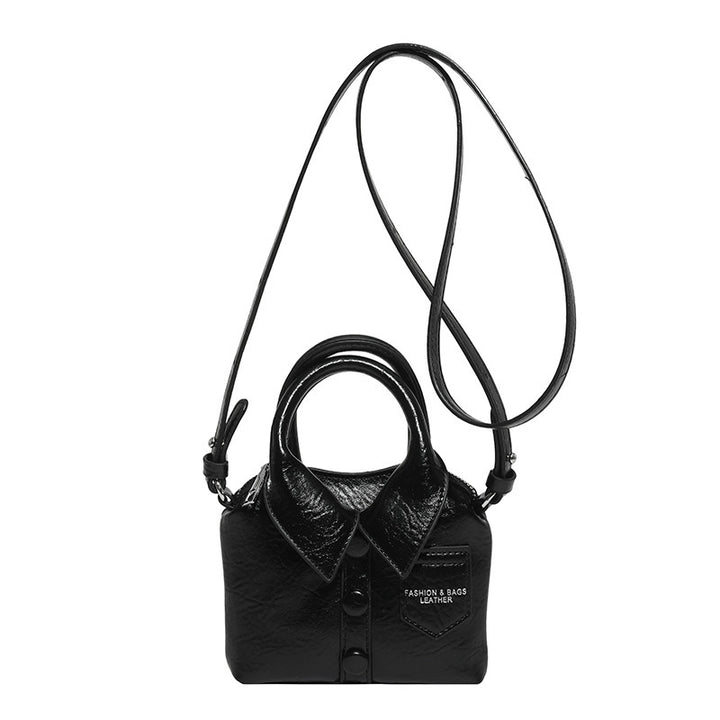 Damen modische Handtasche mit kreativem Hemdkragen-Design Nord Taschen