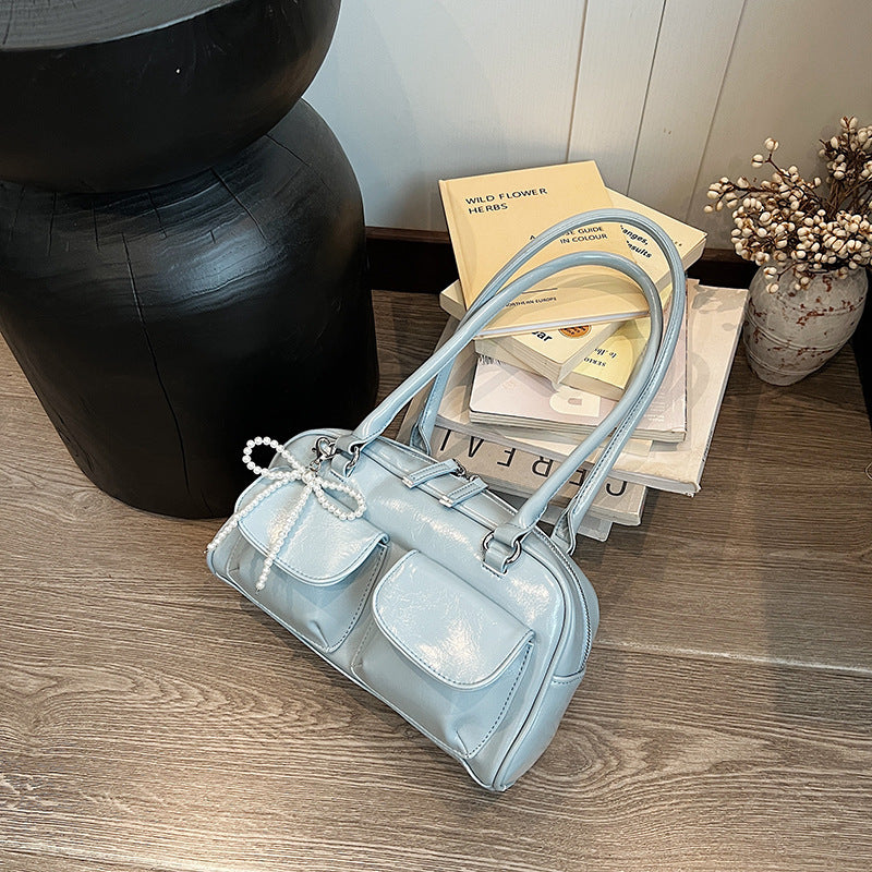 Damen Handtasche mit eleganten Perlendetails Nord Taschen