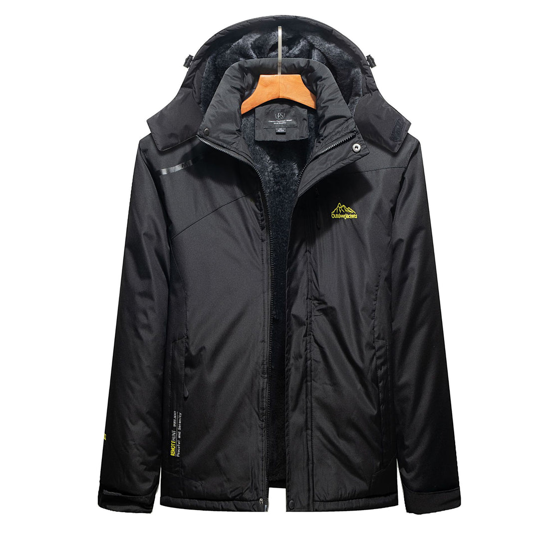 Herren Isolierte Winterparka mit Teddyfutter, Kapuze und wasserabweisender Außenhülle Nord Taschen