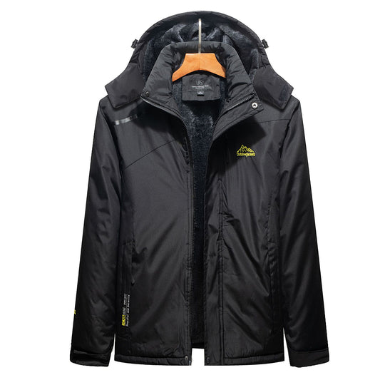 Herren Isolierte Winterparka mit Teddyfutter, Kapuze und wasserabweisender Außenhülle Nord Taschen