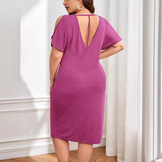 Damen Wickelkleid mit raffiniertem V-Ausschnitt und Trend-Details Nord Taschen