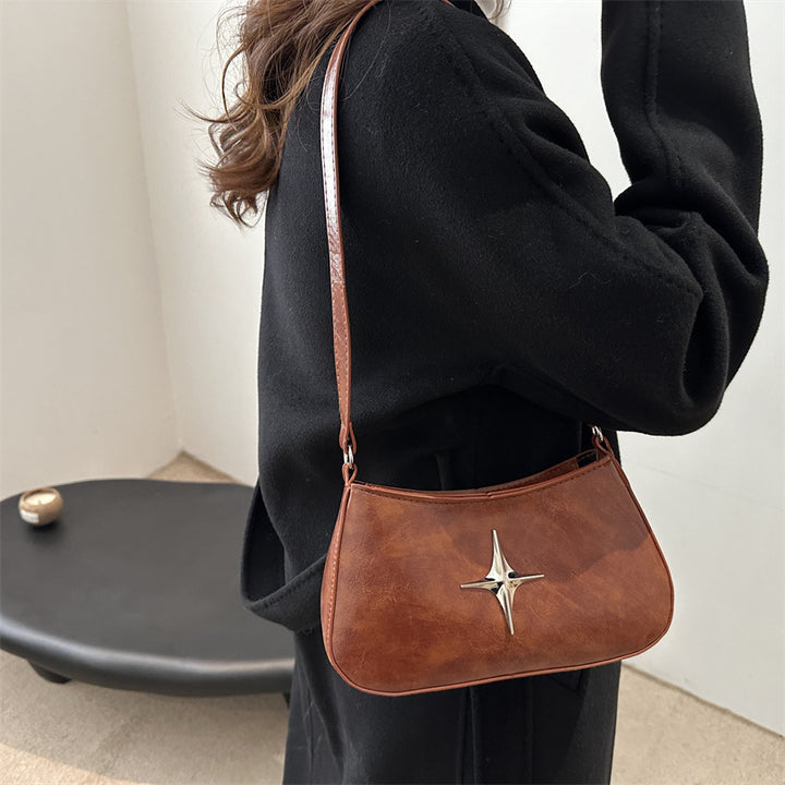 Damen elegante Umhängetasche mit funkelndem Verschluss Nord Taschen