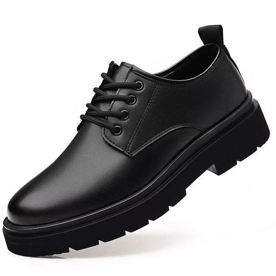Herren Schnürschuhe (Derby) Schwarz – PU mit PVC-Profilsohle