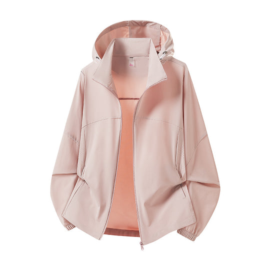 Herren Leichte Kapuzen-Regenjacke mit atmungsaktivem Softshell-Material und elastischen Bündchen Nord Taschen