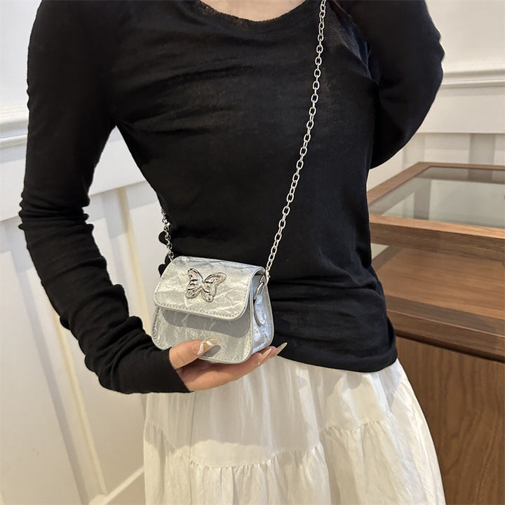 Damen Mini-Handtasche mit Schmetterlings-Detail Nord Taschen