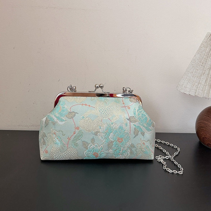 Damen elegante Clutch mit Perlenakzenten Nord Taschen