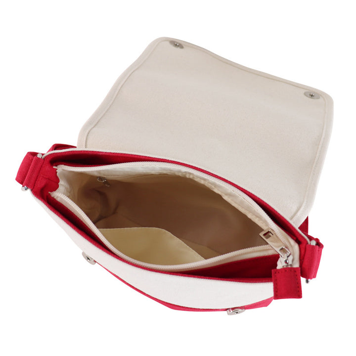 Damen Umhängetasche aus robustem Canvas mit verstellbarem Schultergurt Nord Taschen