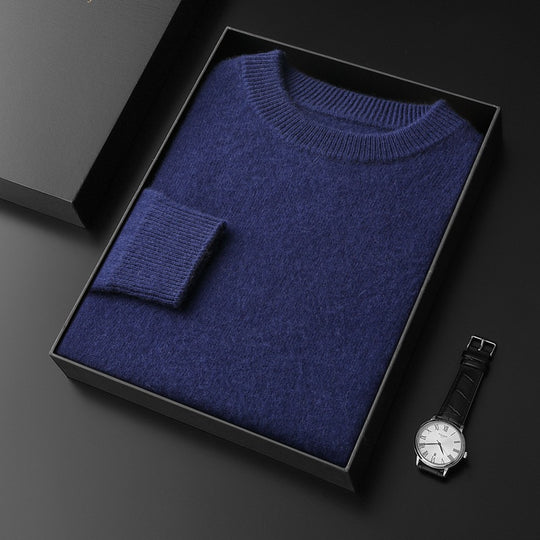 Herren Rundhals-Pullover im Kaschmir‑Look mit extraweichem Flor und Geschenkbox Nord Taschen