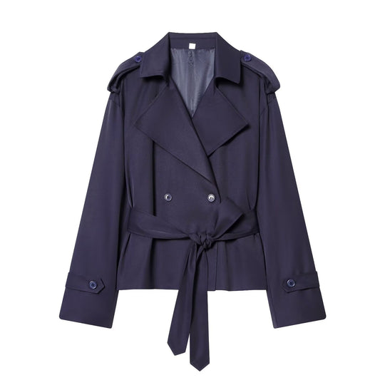 Damen Leichte wattierte Windjacke mit Stehkragen und Polka‑Dot‑Print Nord Taschen