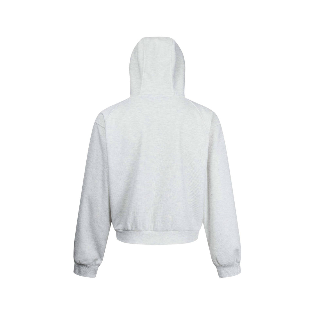 Damen Kapuzen-Sweatjacke mit Reißverschluss und Raglanärmeln Nord Taschen