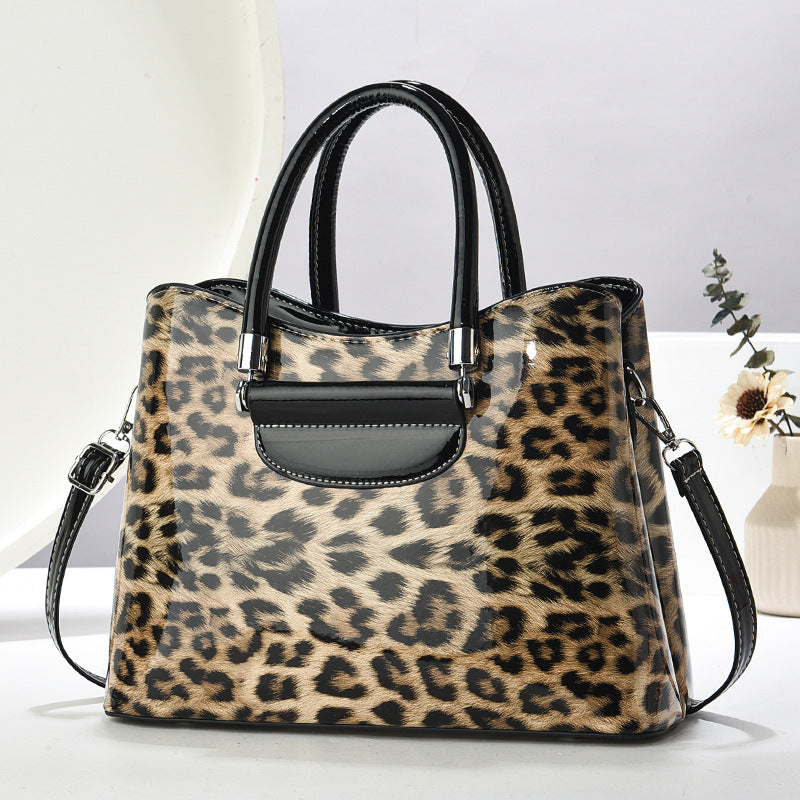 Damen Handtasche im modernen Leopardenmuster Nord Taschen